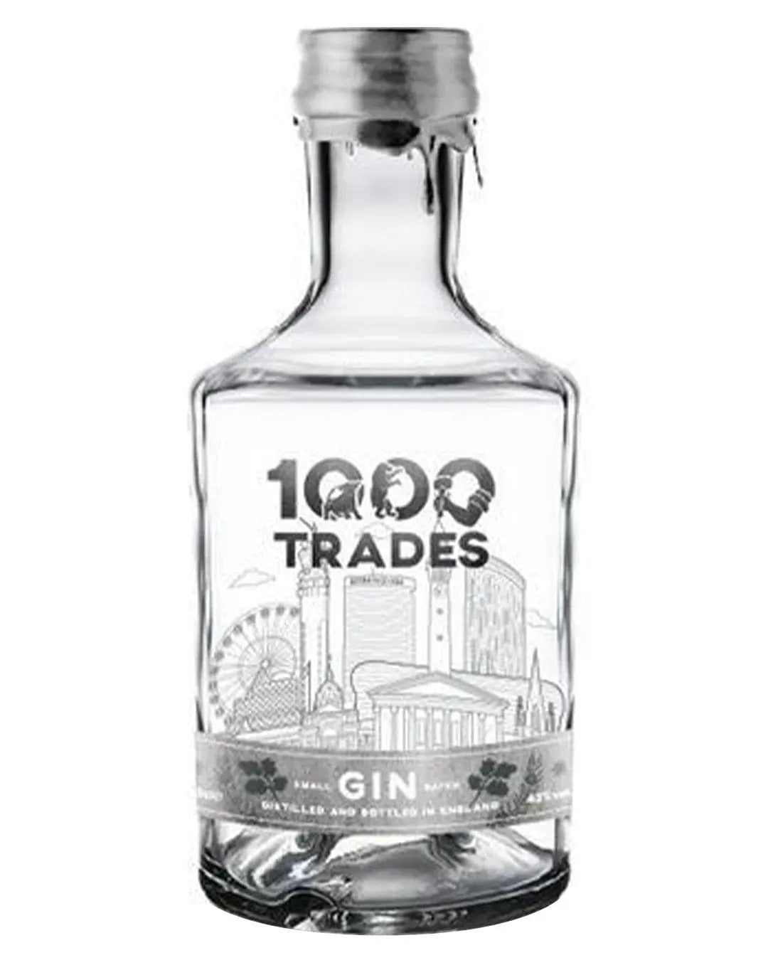 1000 Trades Gin, 70 cl Gin