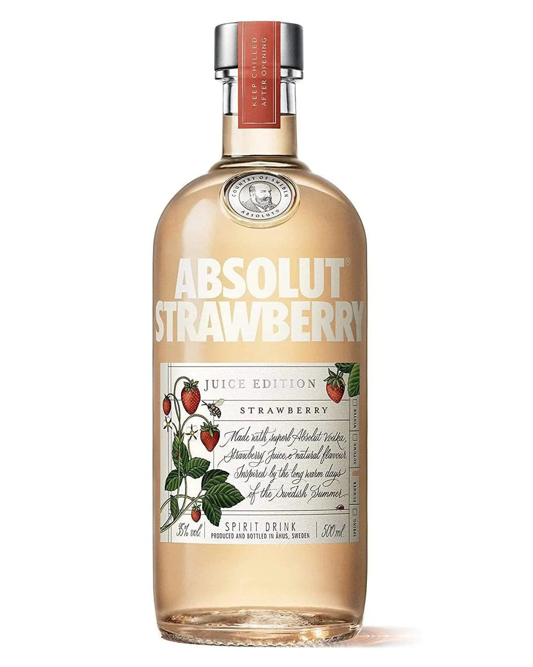 Absolut Limited Edition Strawberry Juice Vodka, 50 cl Vodka 7312040552115
