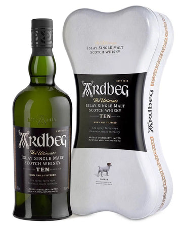 Ardbeg 10 Year Old Ardbone Gift Box, 70 cl Whisky 5010494951981