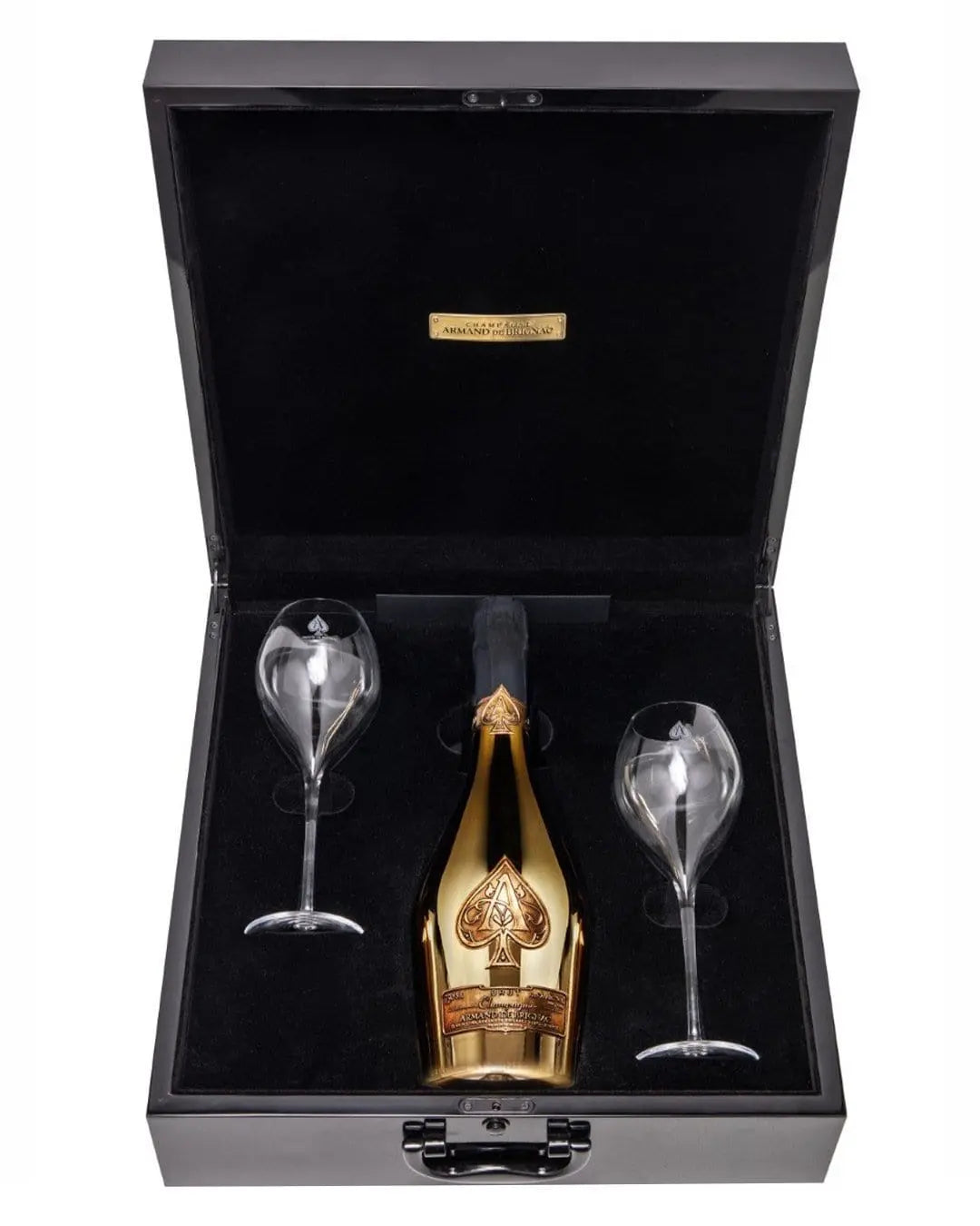 Armand de Brignac Ace of Spades Brut Gold Champagne Glass Set, 75 cl Champagne & Sparkling