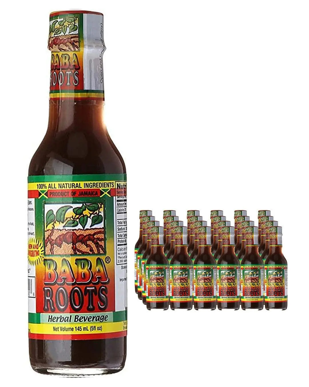 Baba Roots Jamaican Tonic Wine Multipack, 24 x 142 ml Fortified & Other Wines