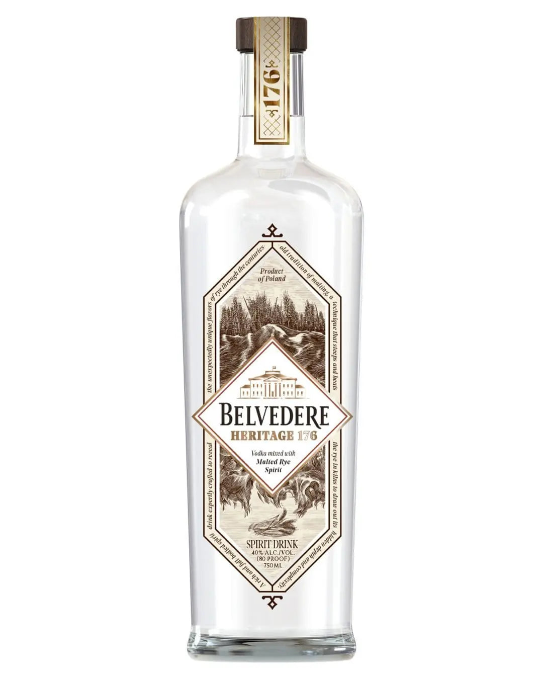 Belvedere Heritage 176 Vodka, 70 cl Vodka 5901867812063