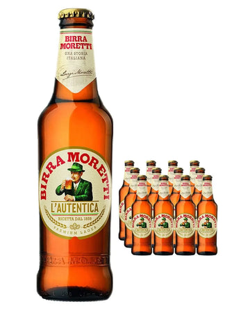 Birra Moretti Premium Beer Bottle Multipack, 12 x 660 ml Beer