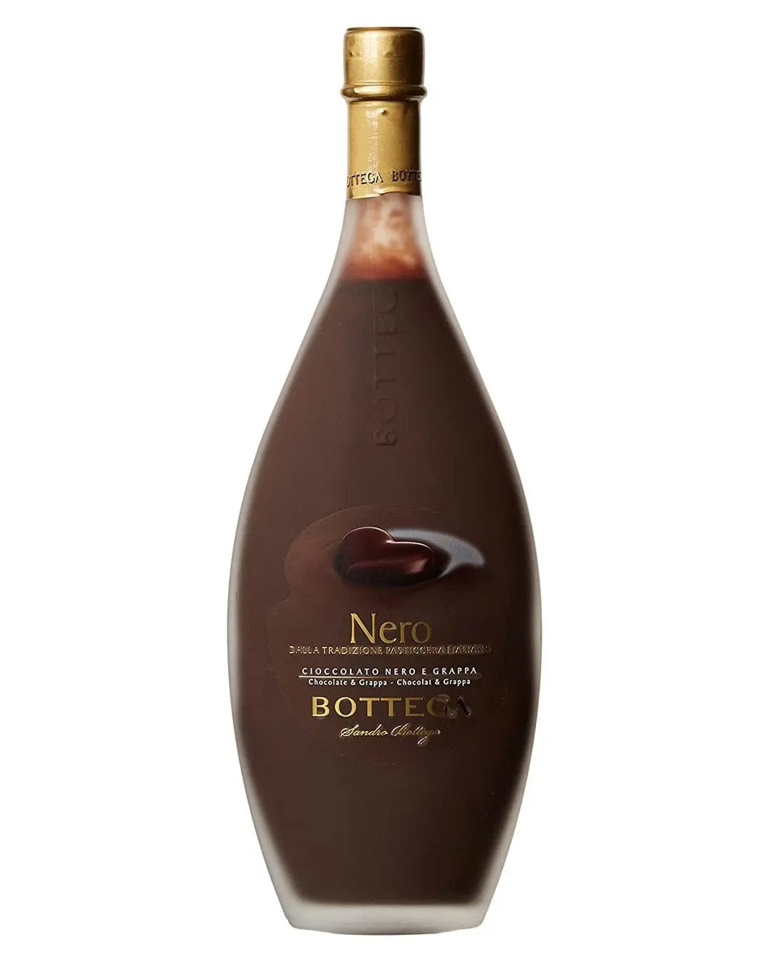 Bottega Nero Cioccolato Nero e Grappa Liqueur, 50 cl Liqueurs & Other Spirits