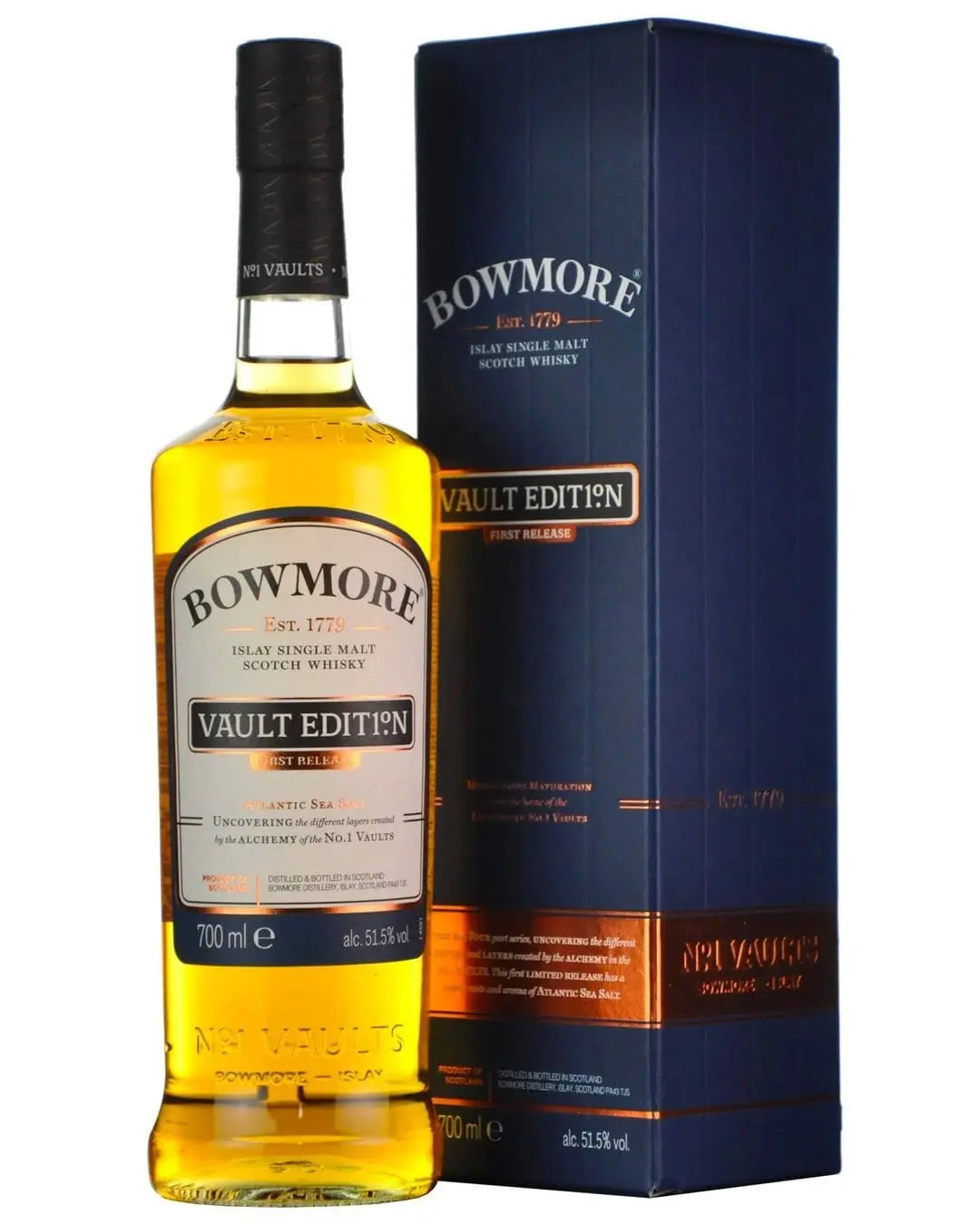Bowmore Vault Edition First Release "Atlantic Sea Salt", 70 cl Whisky 5010496004418