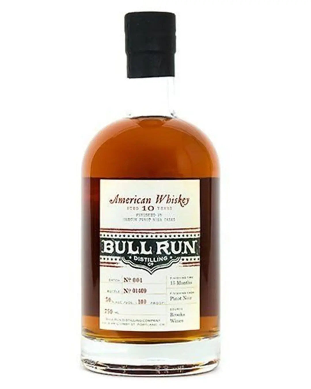 Bull Run Distilling Co. Pinot Noir Finish 13 Year Old American Whiskey, 75 cl Whisky