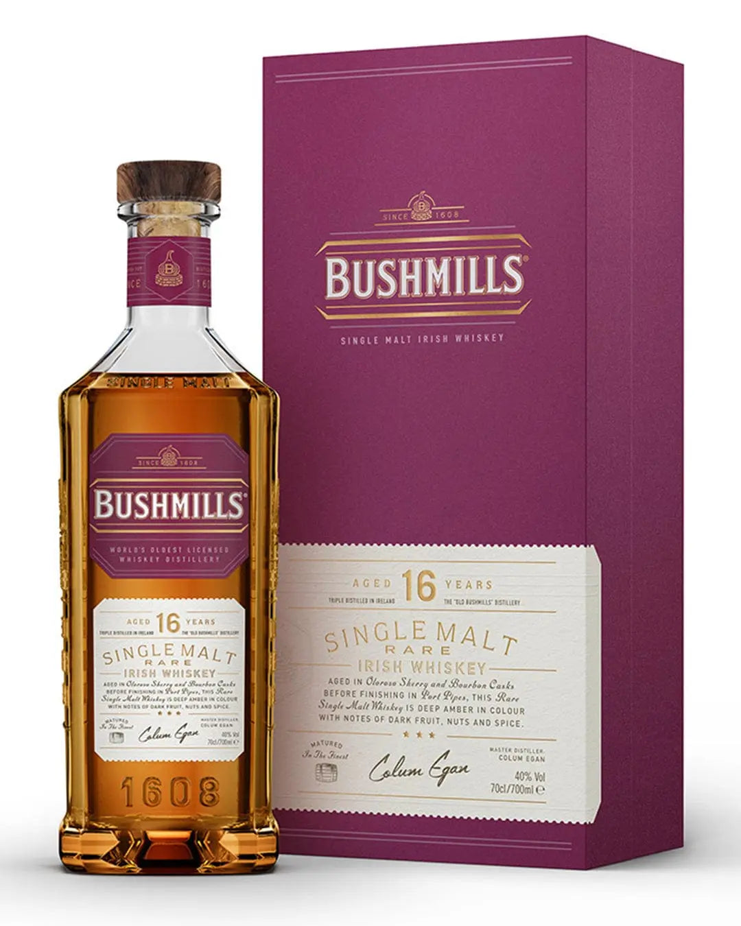 Bushmills 16 Year Old Three Wood Whiskey, 70 cl Whisky 5055966825025