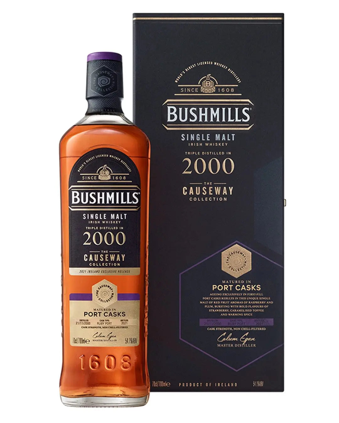 Bushmills 2000 Port Cask / Causeway Collection, 70 cl Whisky