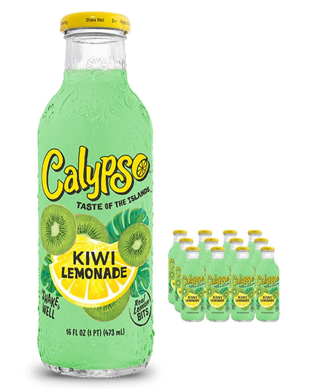 Calypso Kiwi Lemonade Multipack, 12 x 591 ml Soft Drinks & Mixers