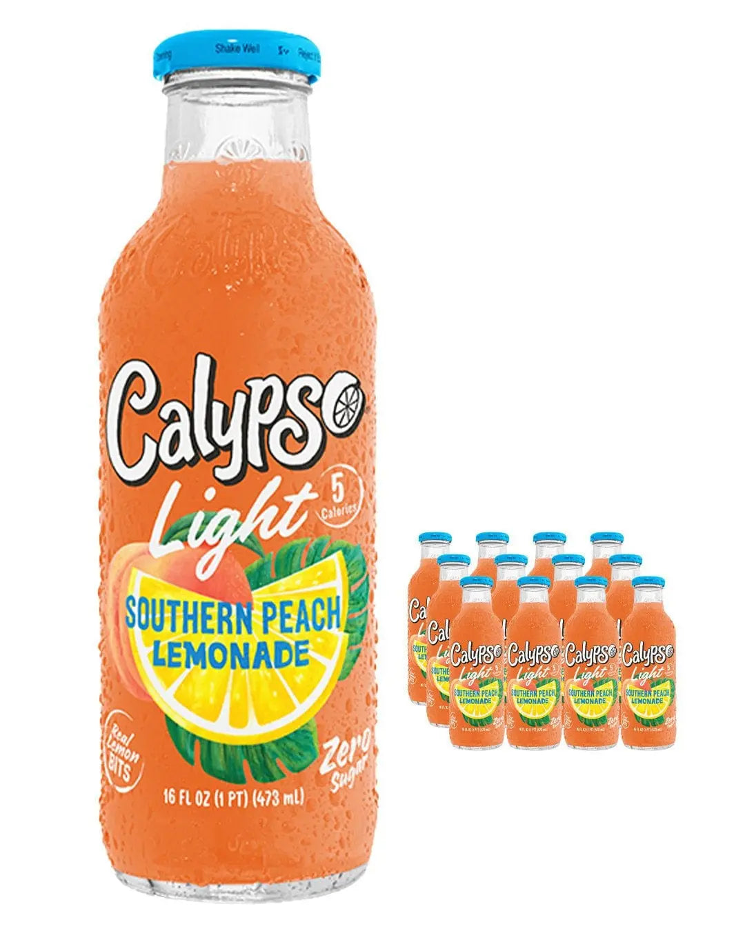 Calypso Paradise Southern Peach Lemonade Multipack, 12 x 591 ml Soft Drinks & Mixers