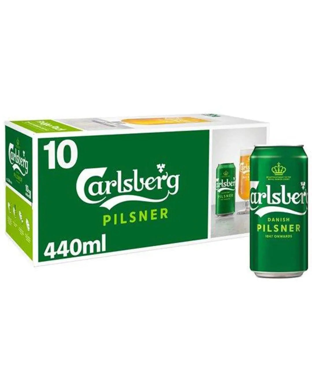 Carlsberg Danish Pilsner Can Multipack, 10 x 440 ml Beer
