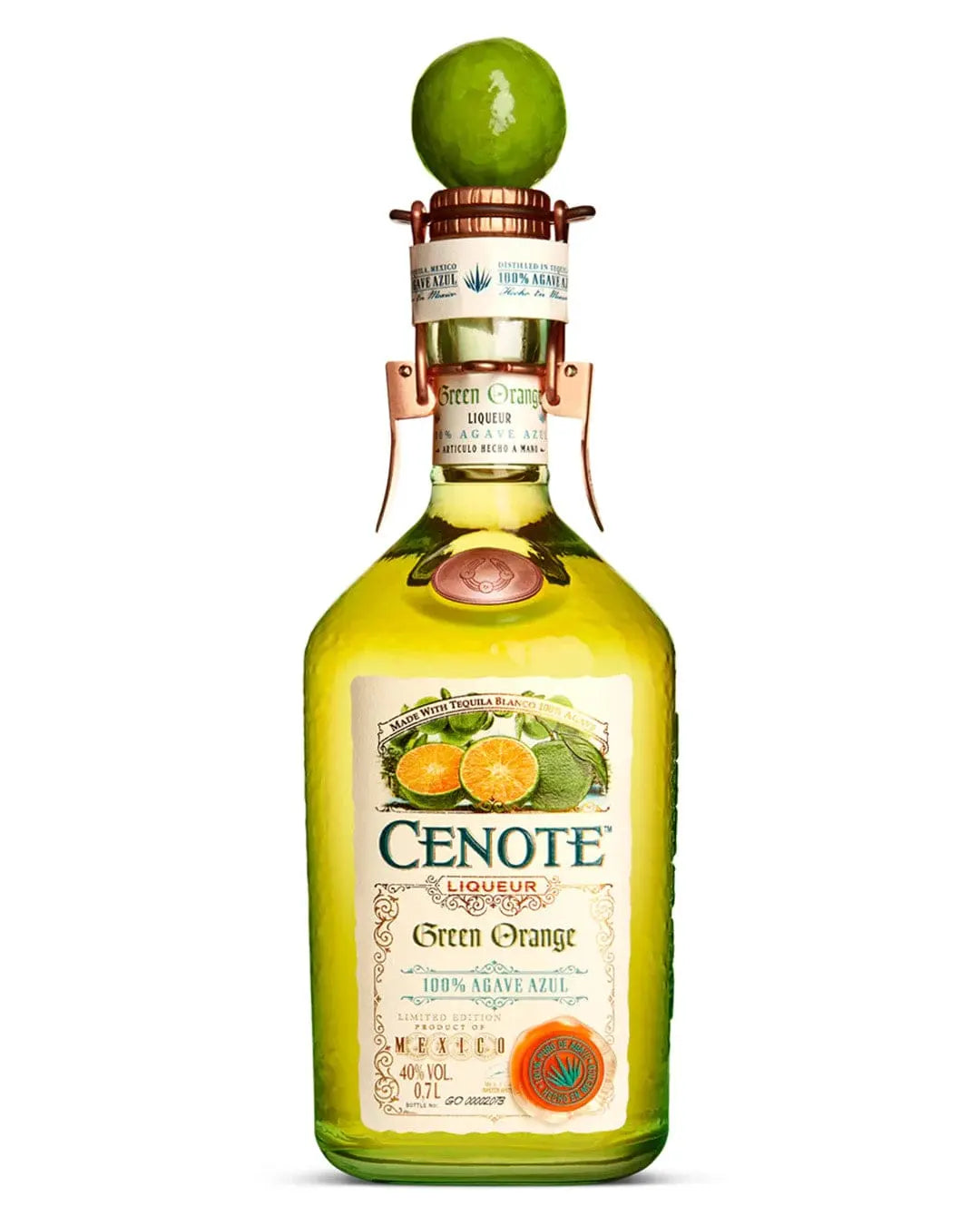 Cenote Green Orange Tequila Liqueur, 70 cl Tequila & Mezcal