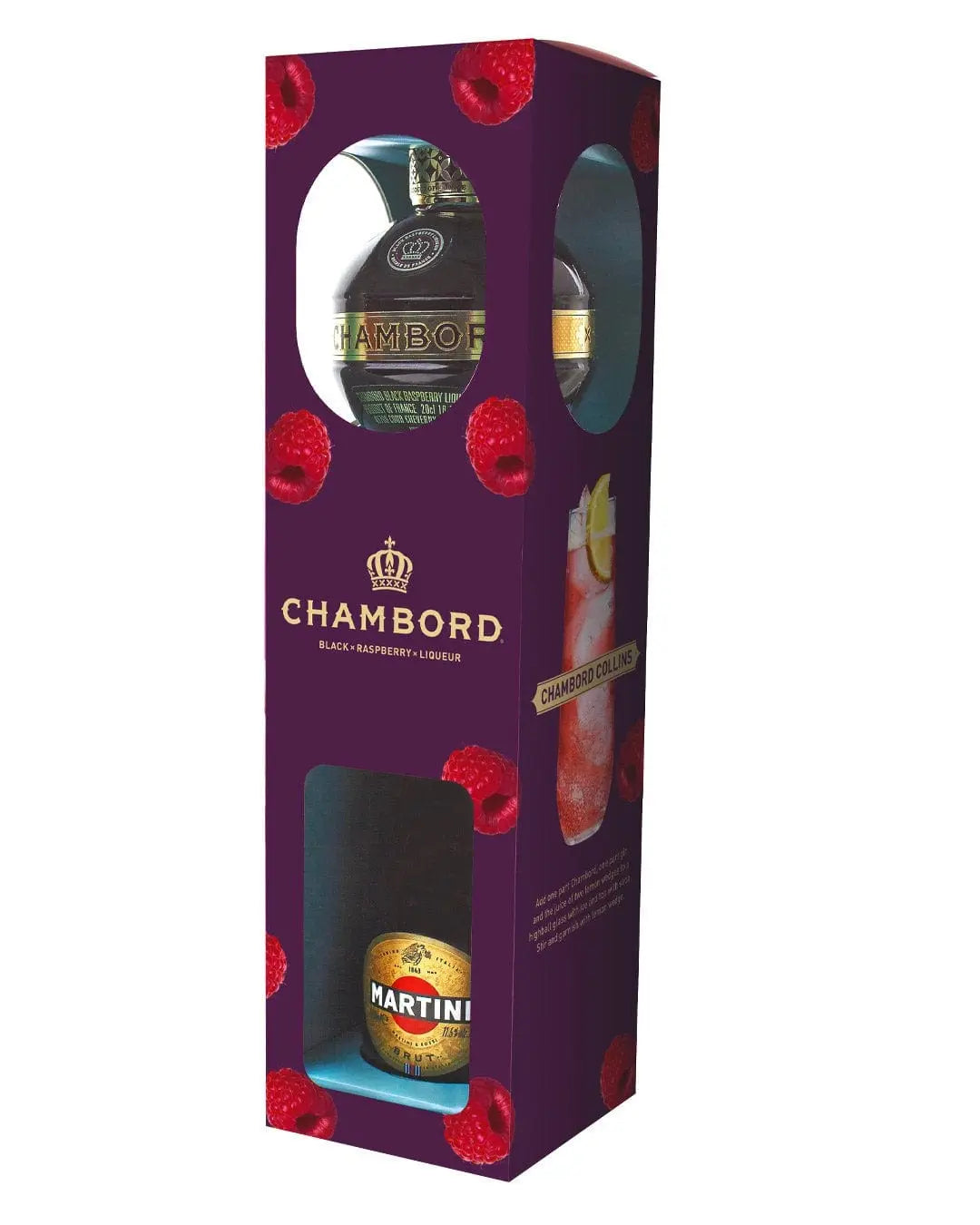 Chambord & Martini Prosecco Gift Pack, 2 x 20 cl Liqueurs & Other Spirits