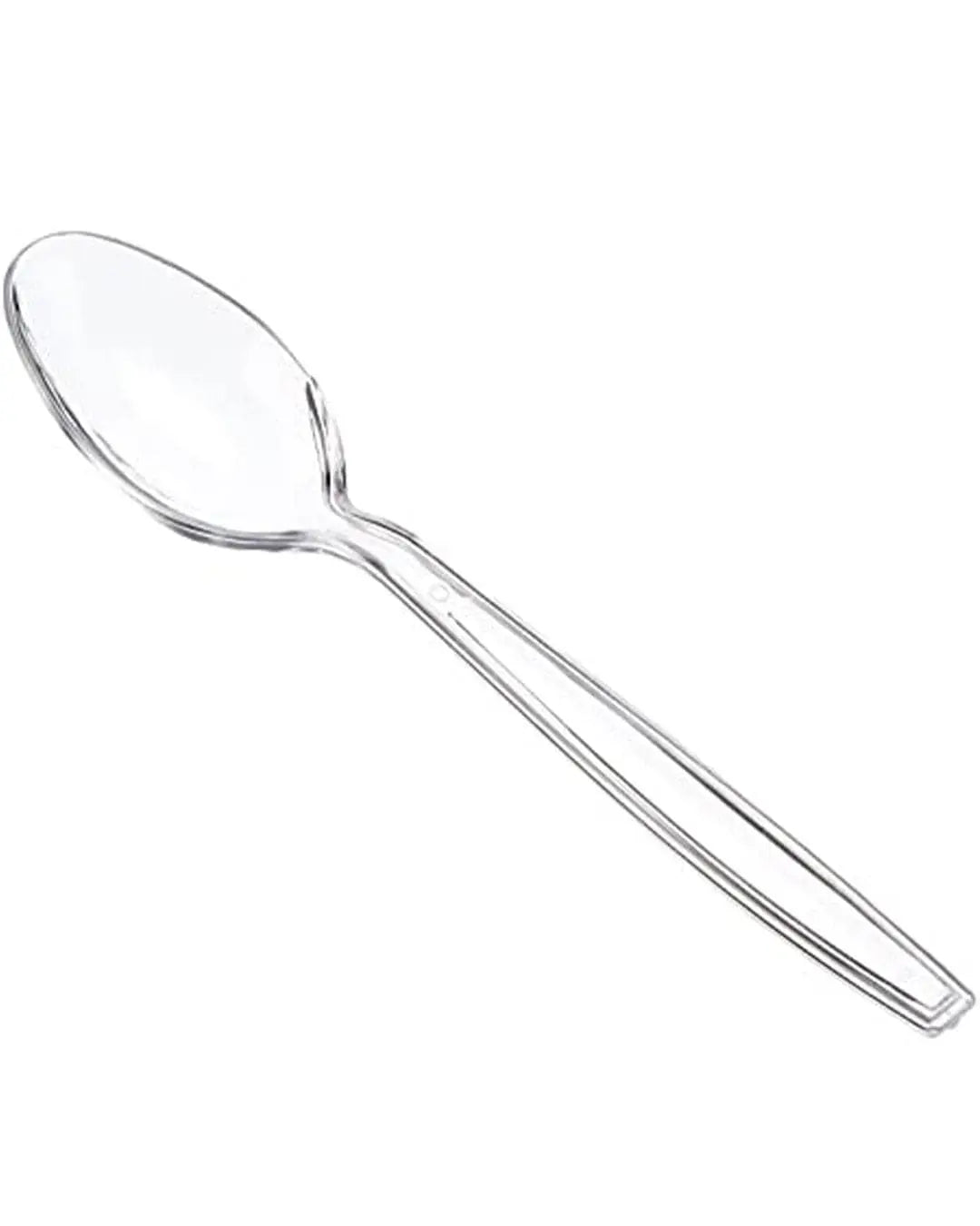 Clear Plastic Spoons Pack Size 50 Partyware 5033298012764