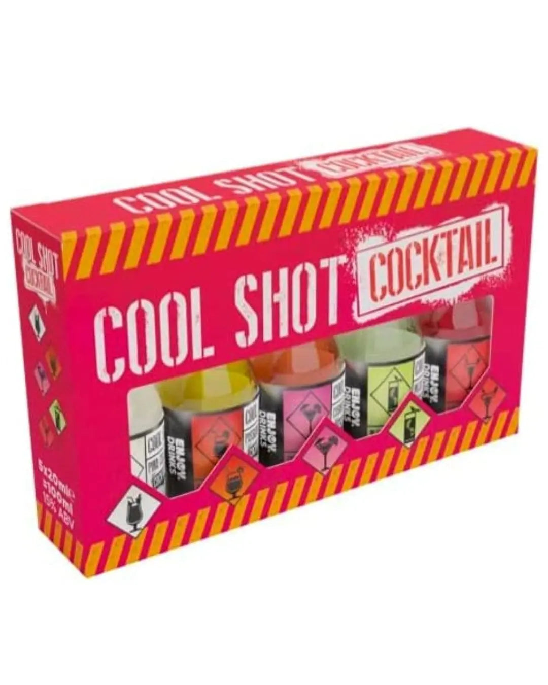 Cool Shot Cocktail Pack, 5 x 20 ml Ready Made Cocktails