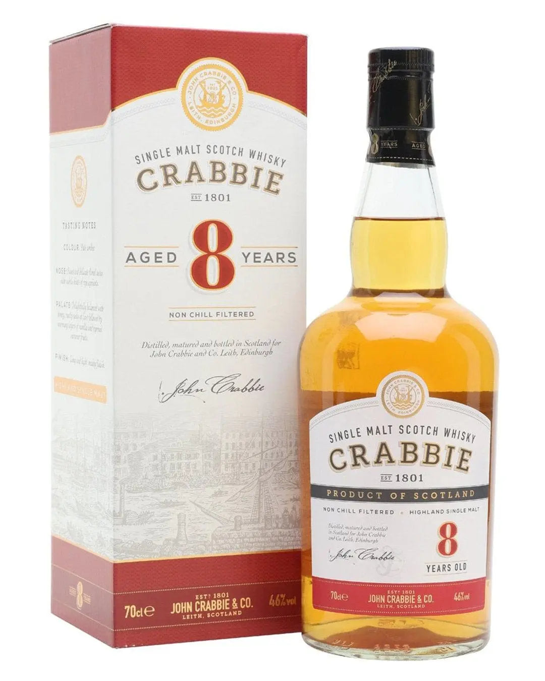 Crabbie 8 Year Old Single Malt Scotch Whisky, 70 cl Whisky