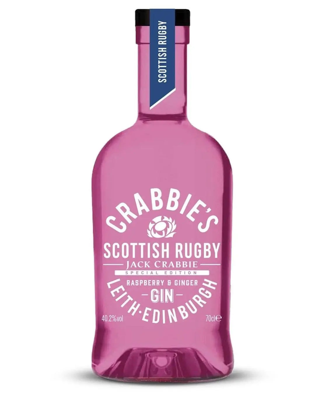 Crabbie's Scottish Rugby Raspberry & Ginger Gin, 70 cl Gin