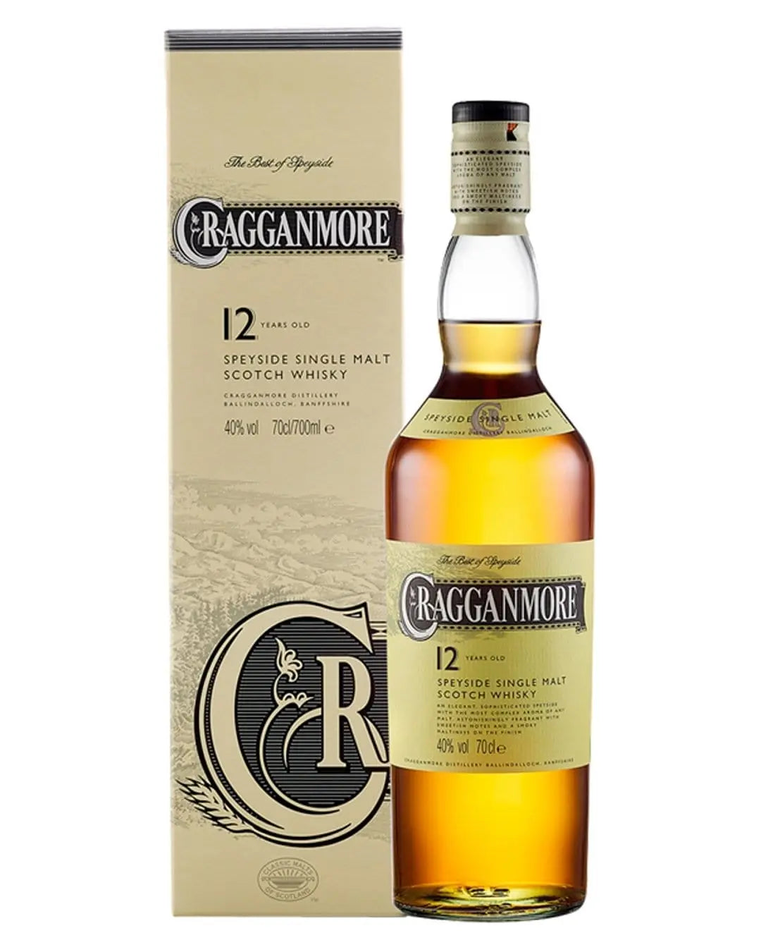 Cragganmore 12 Year Old Whisky, 70 cl Whisky 5000281005430