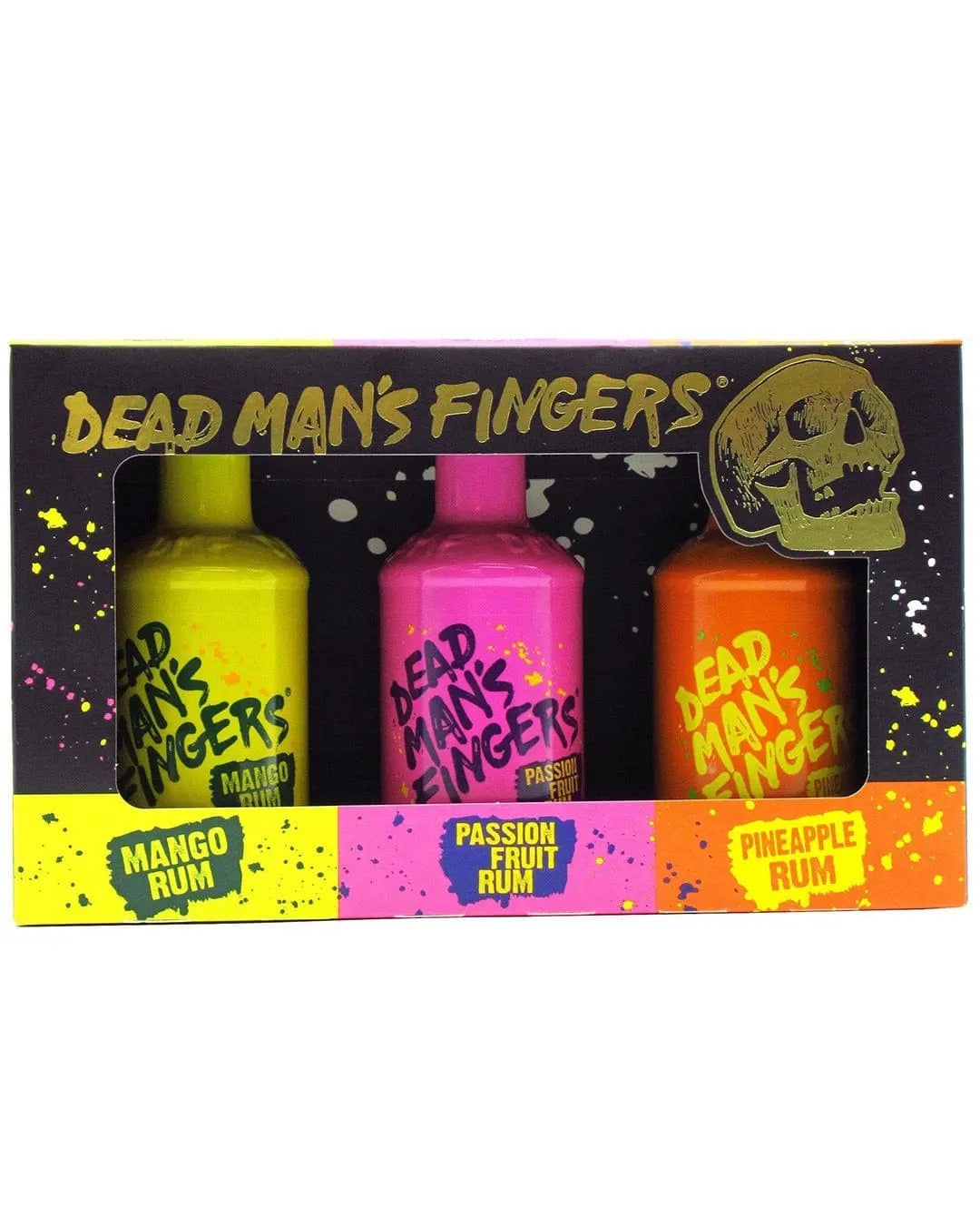 Dead Man's Fingers Rum Taster Pack (Mango, Passionfruit, Pineapple), 3 x 5 cl Spirit Miniatures