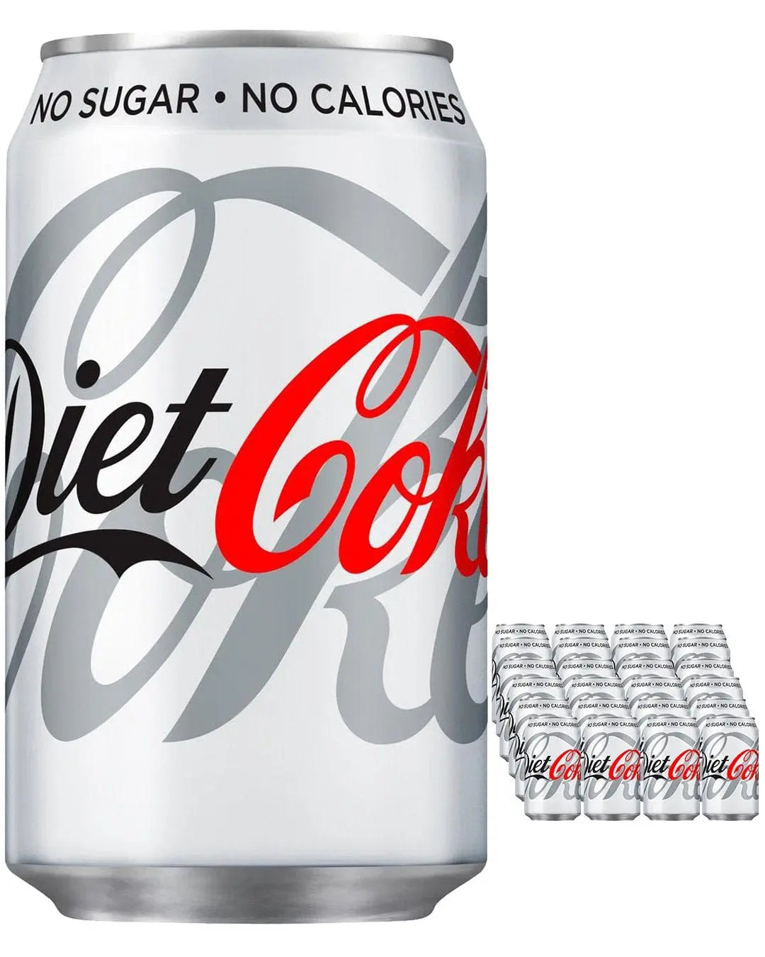 Diet Coca-Cola Can Multipack, 24 x 330 ml Soft Drinks & Mixers