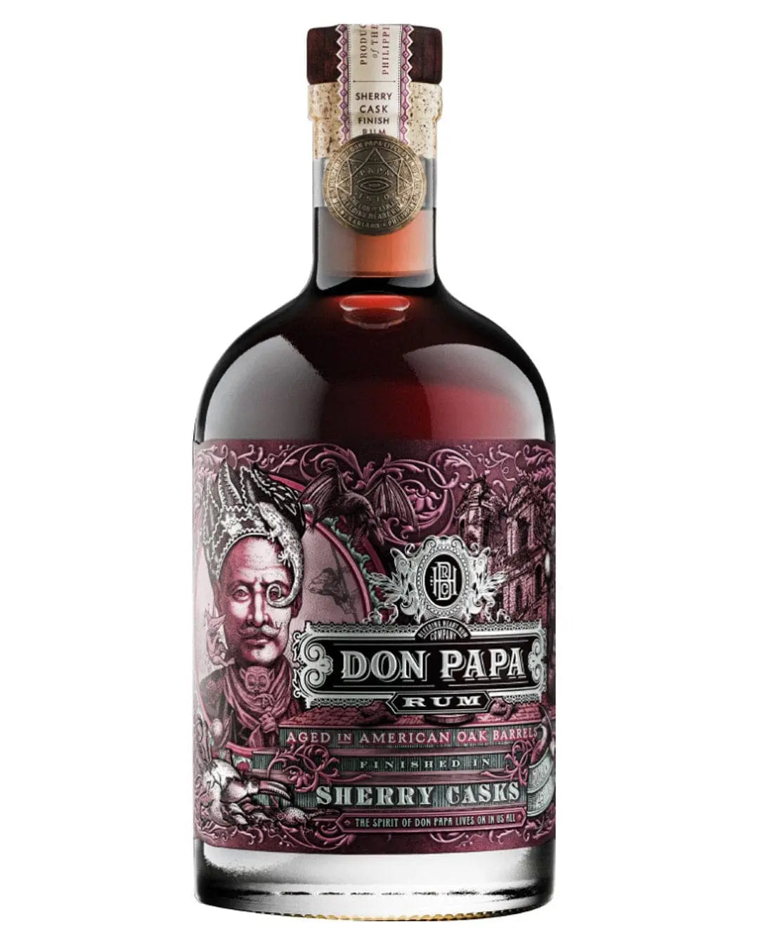 Don Papa Sherry Cask Rum, 70 cl Rum 4809015157152