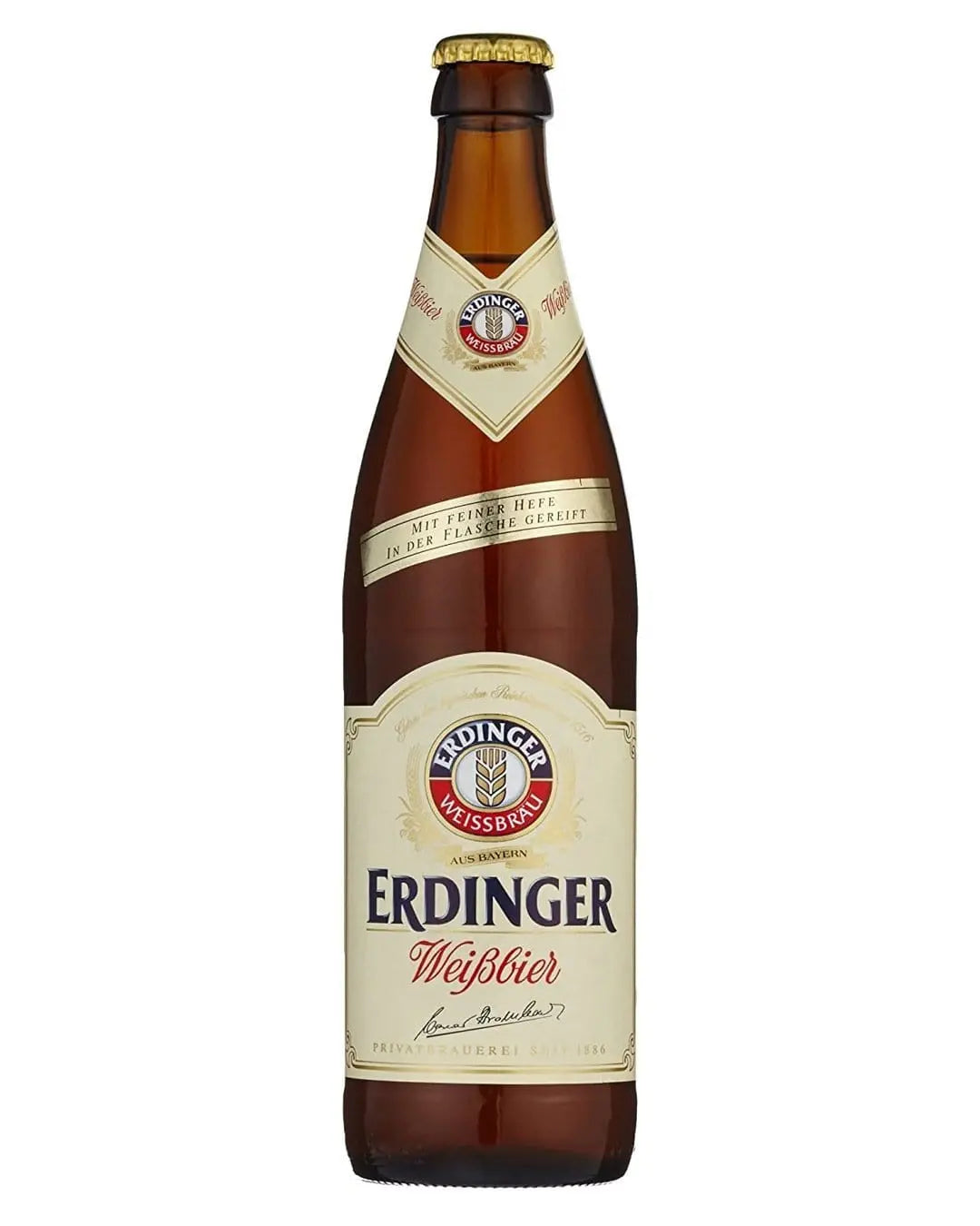 Erdinger Weissbier Hell Lager, 500 ml Beer