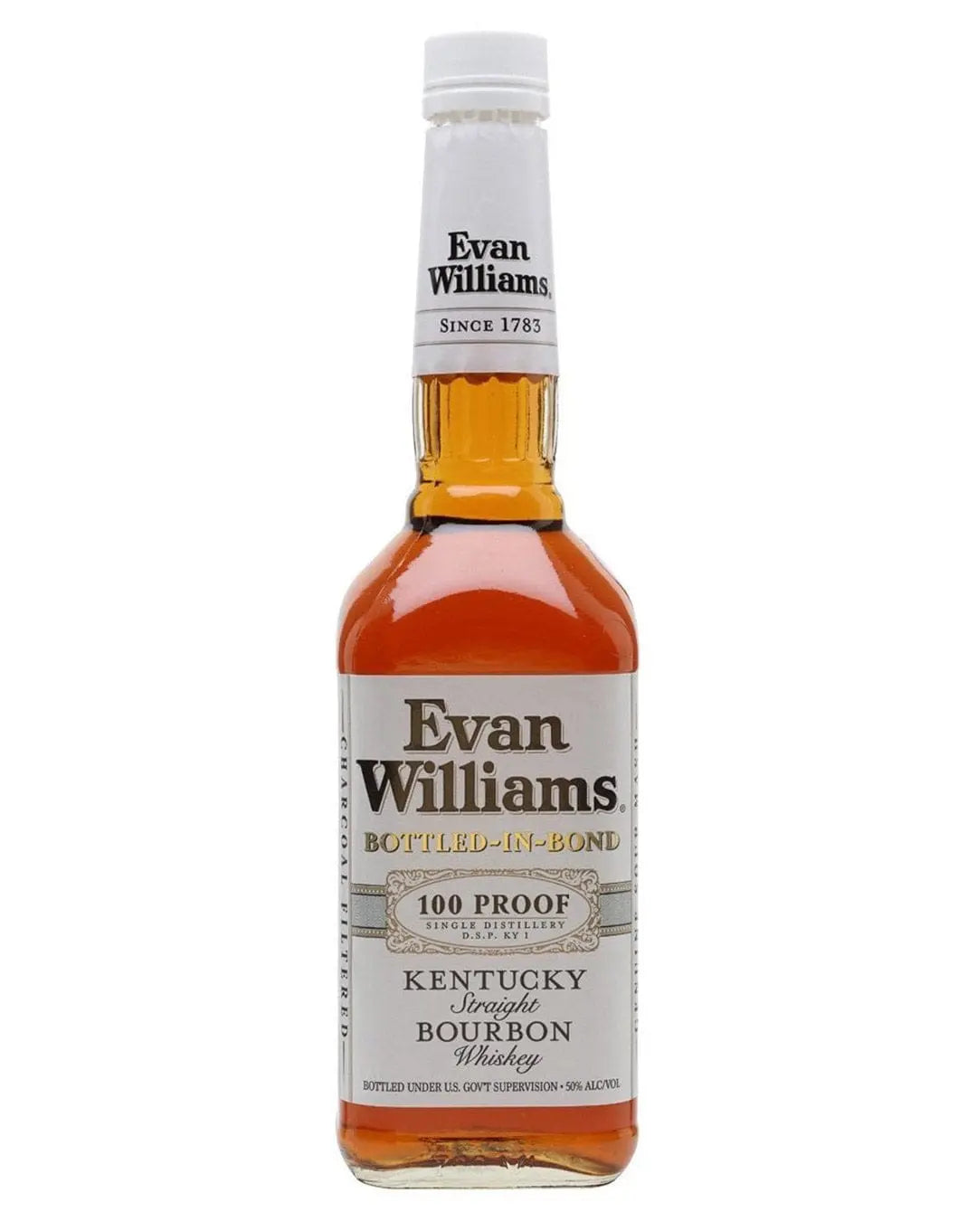 Evan Williams Kentucky White Label Straight Bourbon Whiskey, 70 cl Whisky 096749021369