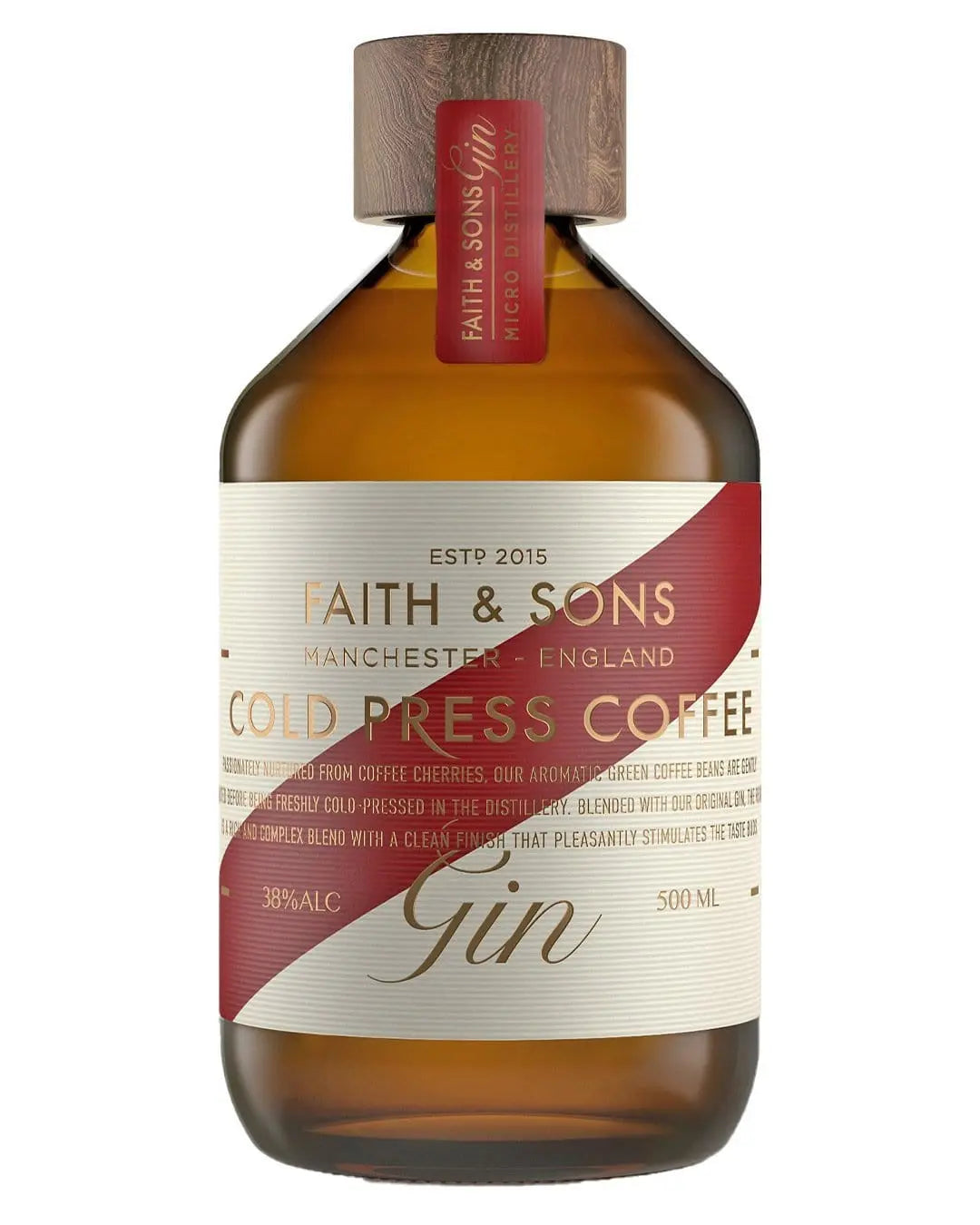 Faith & Sons Cold Press Coffee Gin, 50 cl Gin