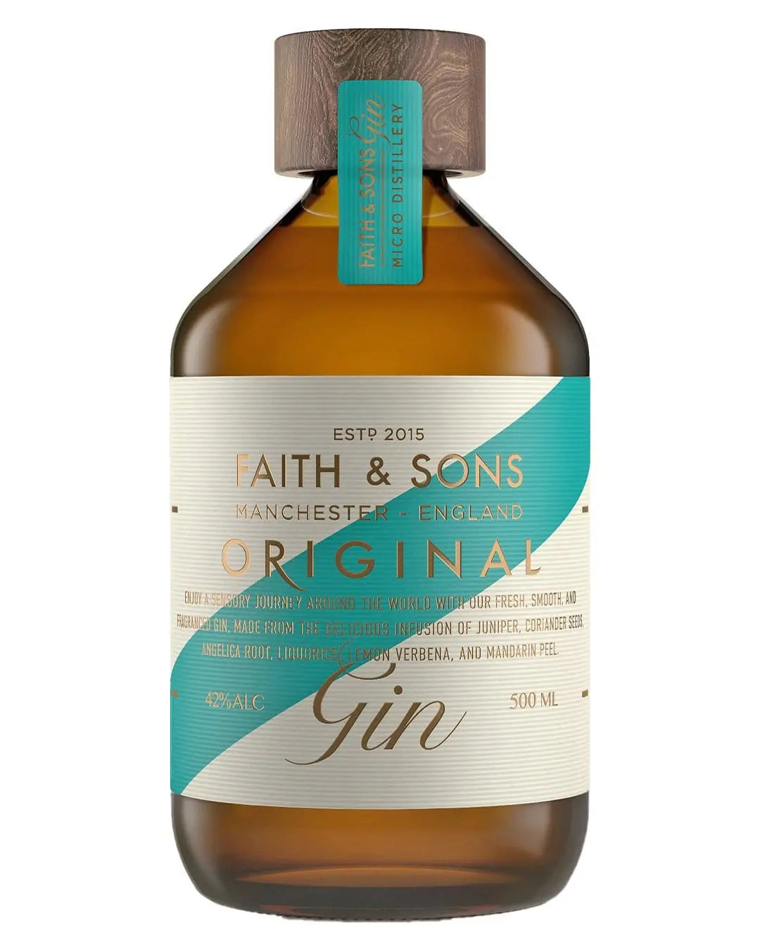 Faith & Sons Original Gin, 50 cl Gin 705632101131