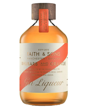 Faith & Sons Rhubarb & Orange Gin Liqueur, 50 cl Gin