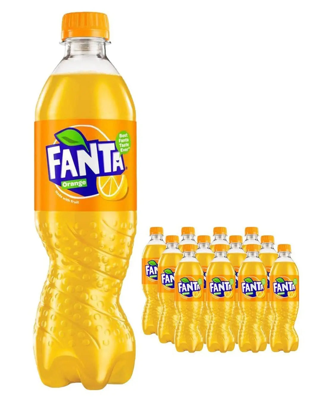 Fanta Orange Plastic Bottle Multipack, 12 x 500 ml Soft Drinks & Mixers