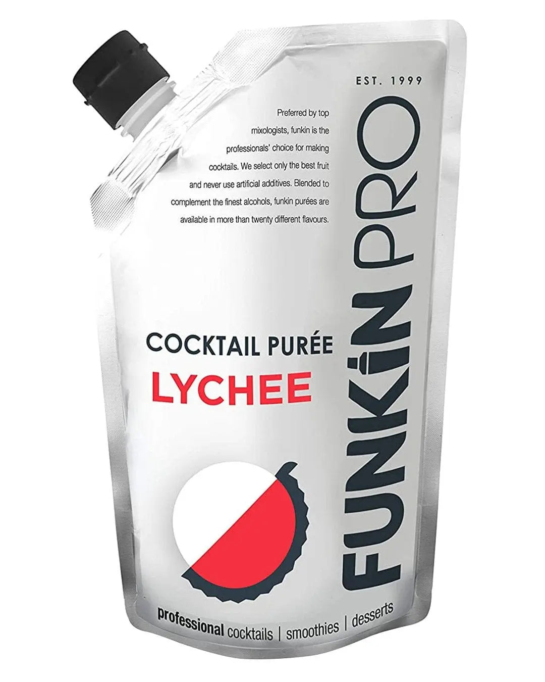 Funkin Lychee Purée, 1 KG Cocktail Essentials 5060065300489