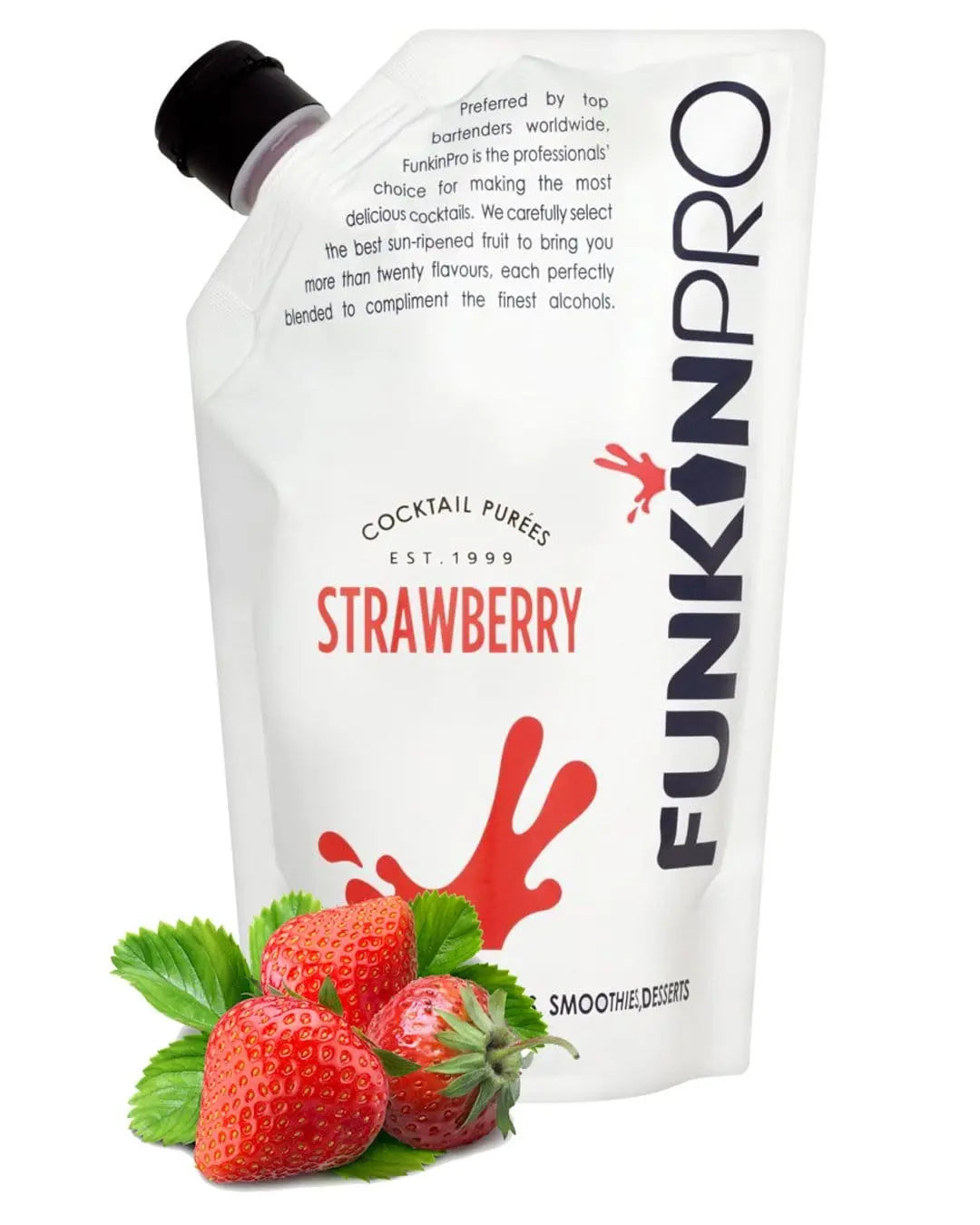 Funkin Strawberry Purée, 1 KG Cocktail Essentials 5060065300540