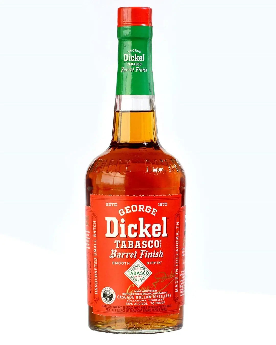 George Dickel Tabasco Whiskey, 75 cl Whisky 082000786474