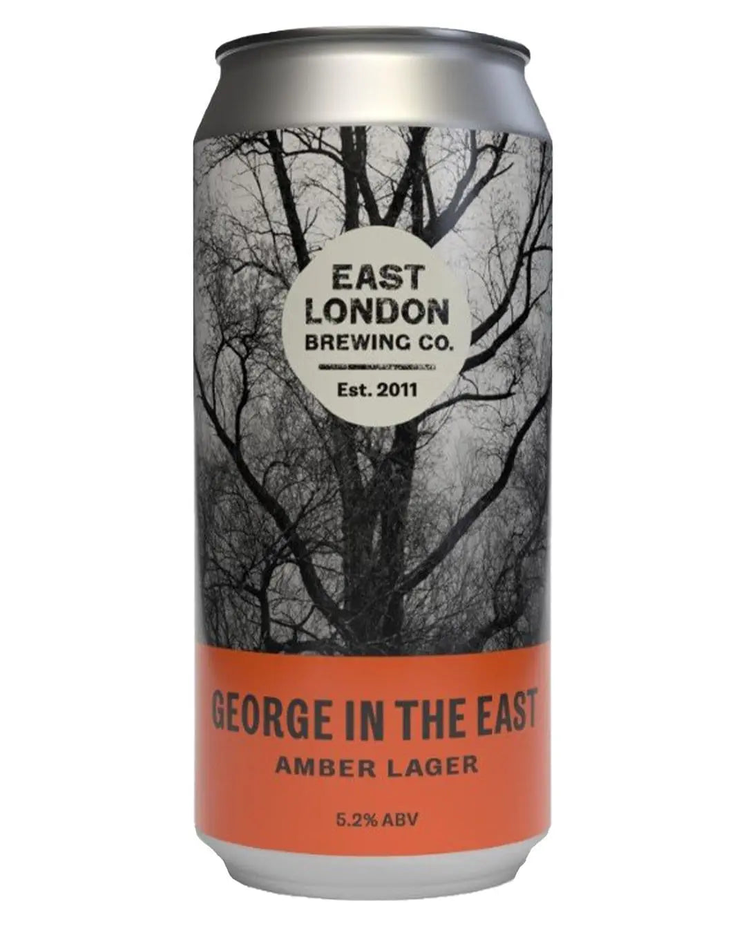George In The East Amber Lager Can, 440 ml Beer