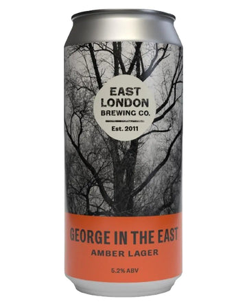 George In The East Amber Lager Can, 440 ml Beer