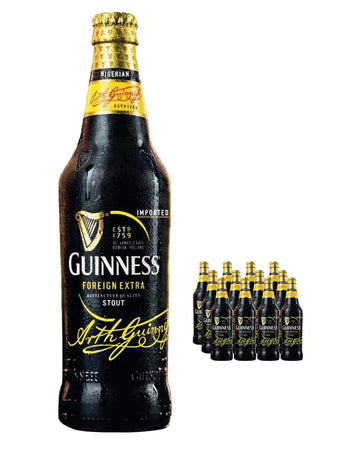 Guinness Nigerian Foreign Extra Stout Beer Bottle Multipack, 12 x 600 ml Beer 5039362000057