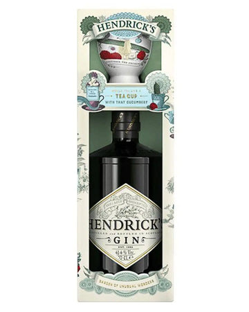 Hendrick's Gin Unusual Garden with Tea Cup Gift Set, 70 cl Gin 5010327615622