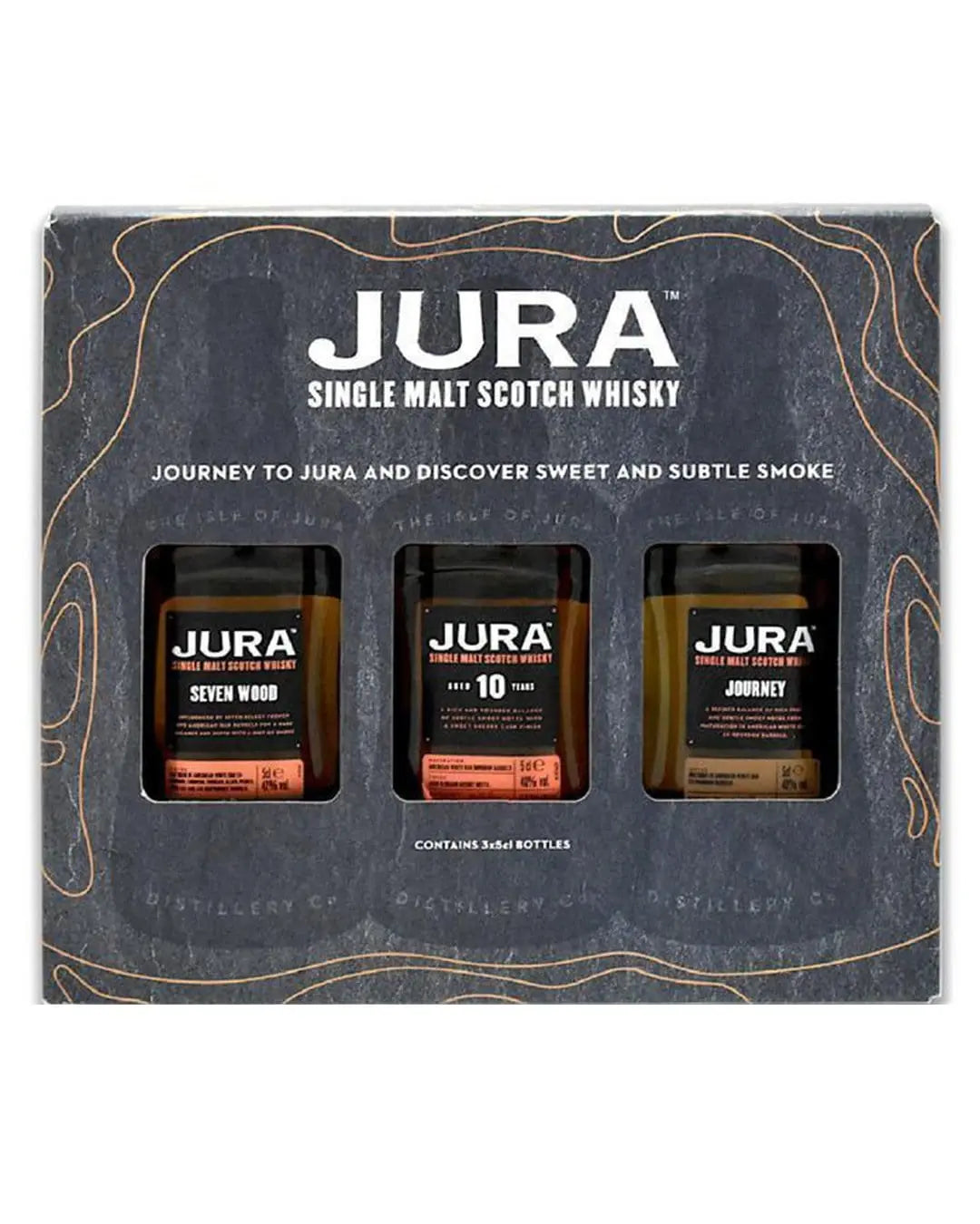 Jura Miniature Gift Set, 3 x 5 cl Spirit Miniatures