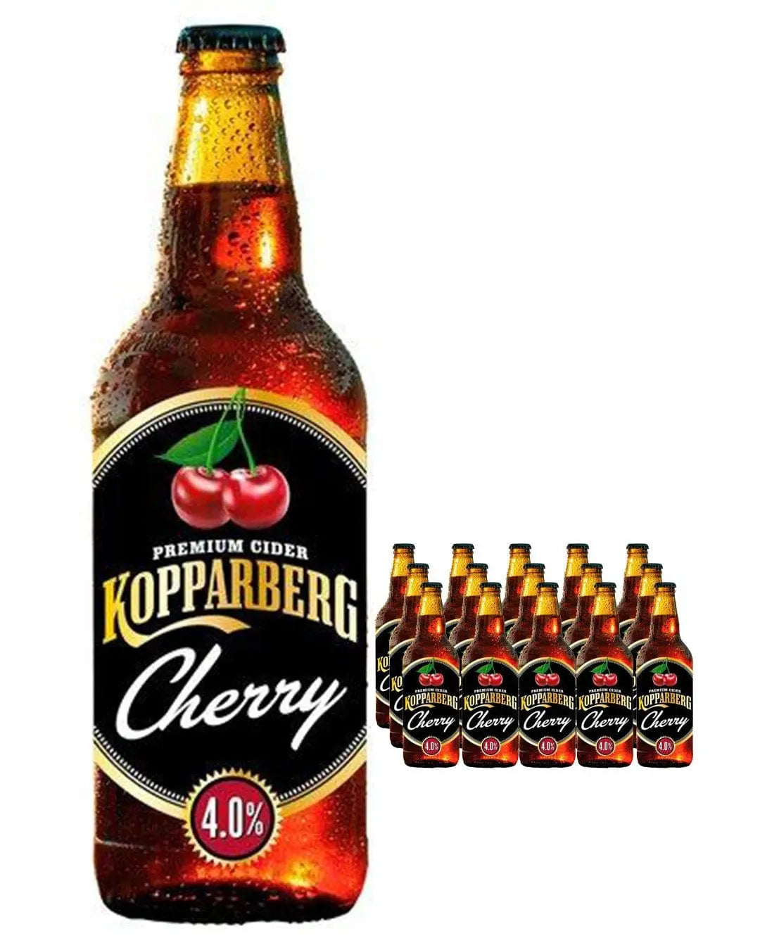 Kopparberg Cherry Premium Cider Multipack, 15 x 500 ml Cider