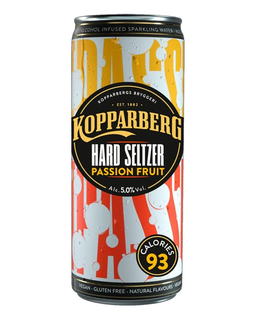 Kopparberg Passionfruit Hard Seltzer Premixed Can, 330 ml Ready Made Cocktails 7393714646200