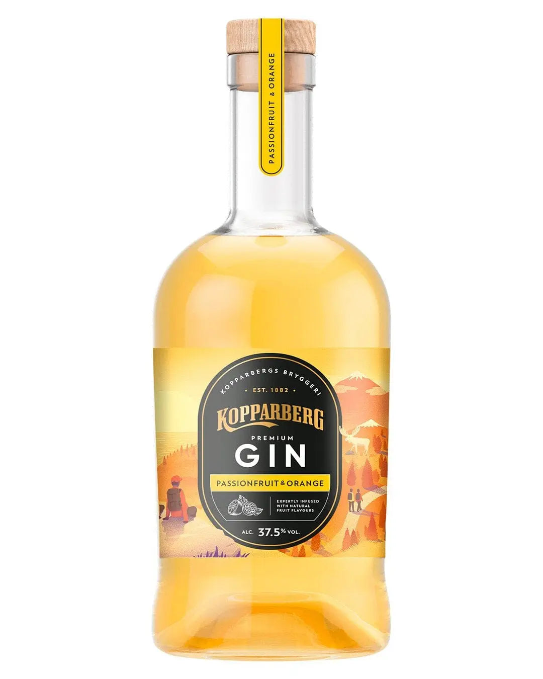 Kopparberg Passionfruit & Orange Premium Gin, 70 cl Gin 7393714008404