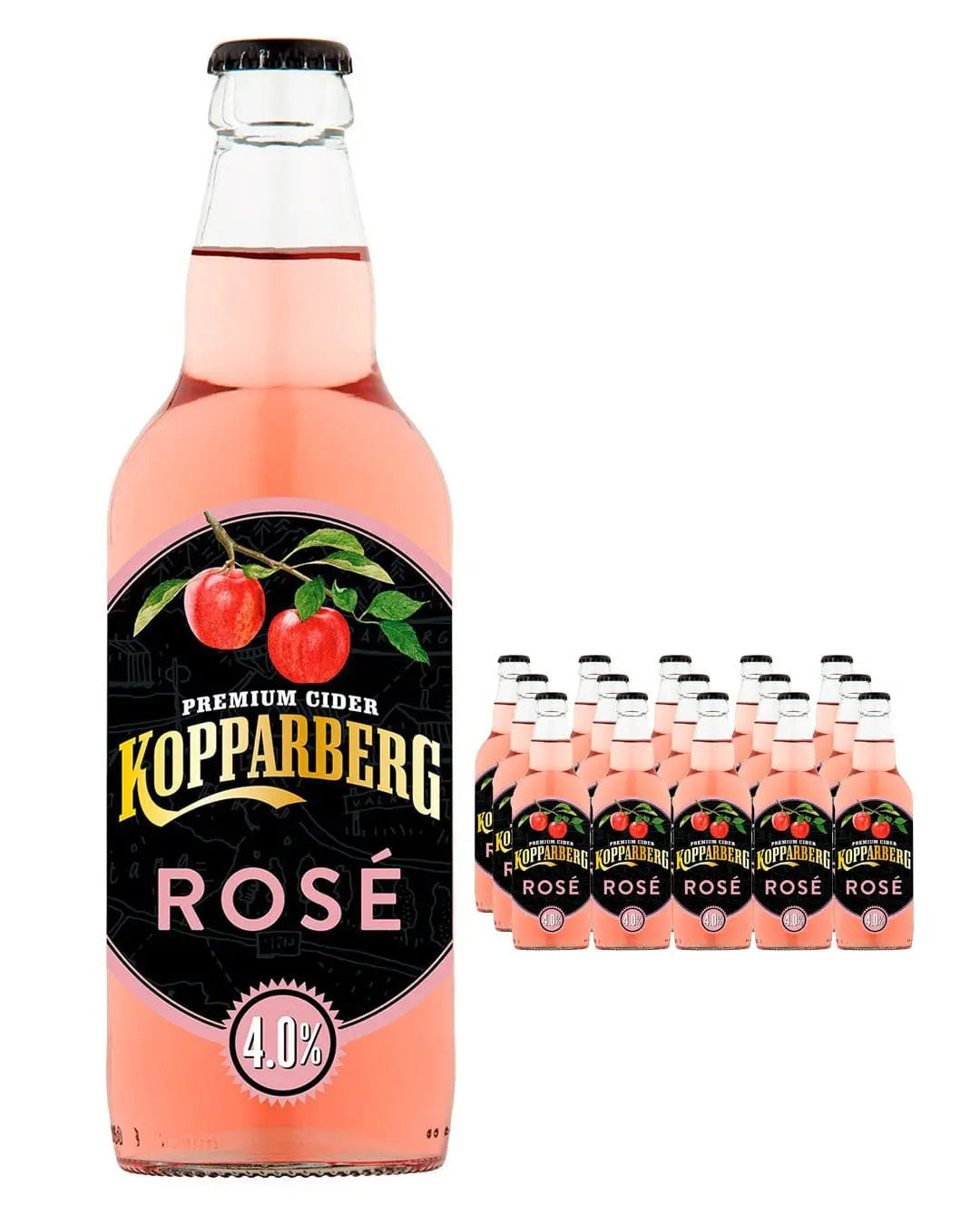 Kopparberg Rosé Premium Cider Multipack, 15 x 500 ml Cider