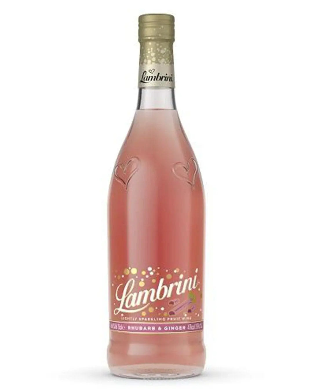 Lambrini Rhubarb & Ginger Slightly Sparkling Fruit Wine, 75 cl Champagne & Sparkling