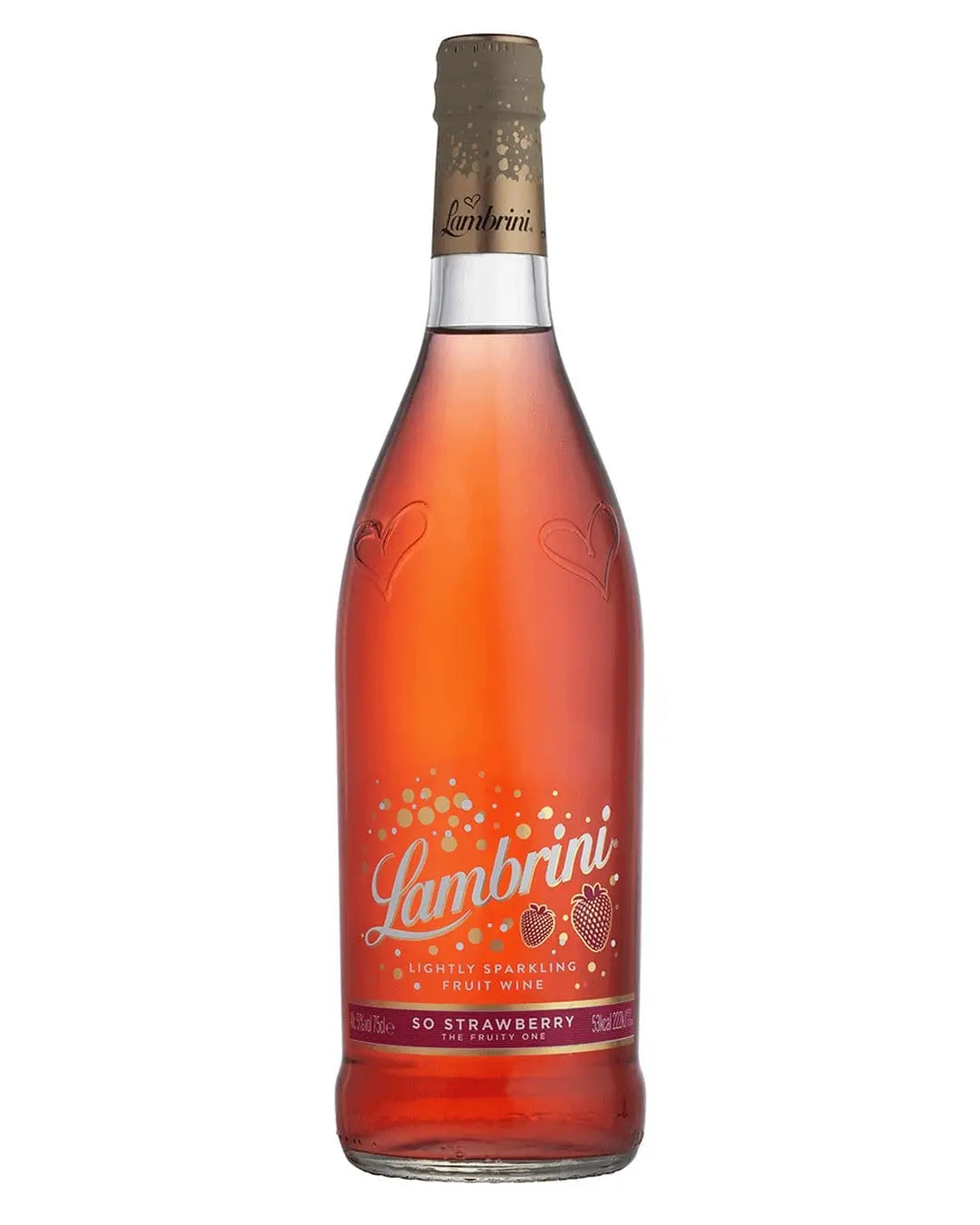 Lambrini So Strawberry Slightly Sparkling Fruit Wine, 75 cl Champagne & Sparkling