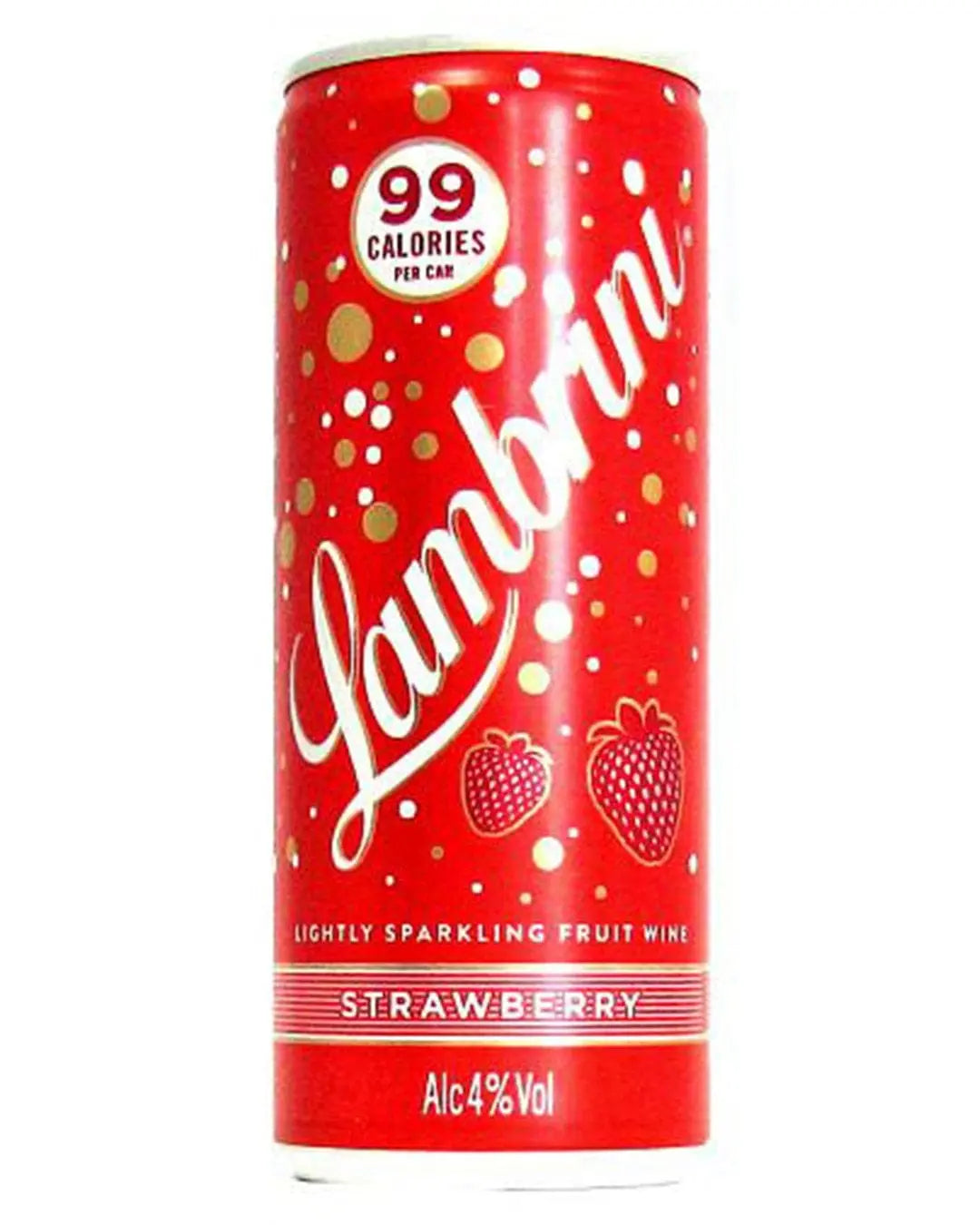 Lambrini So Strawberry Slightly Sparkling Fruit Wine Can, 250 ml Fortified & Other Wines