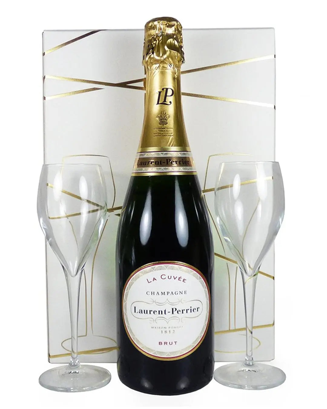 Laurent-Perrier La Cuvee Flute Presentation Box Champagne, 75 cl Champagne & Sparkling 3258430035766