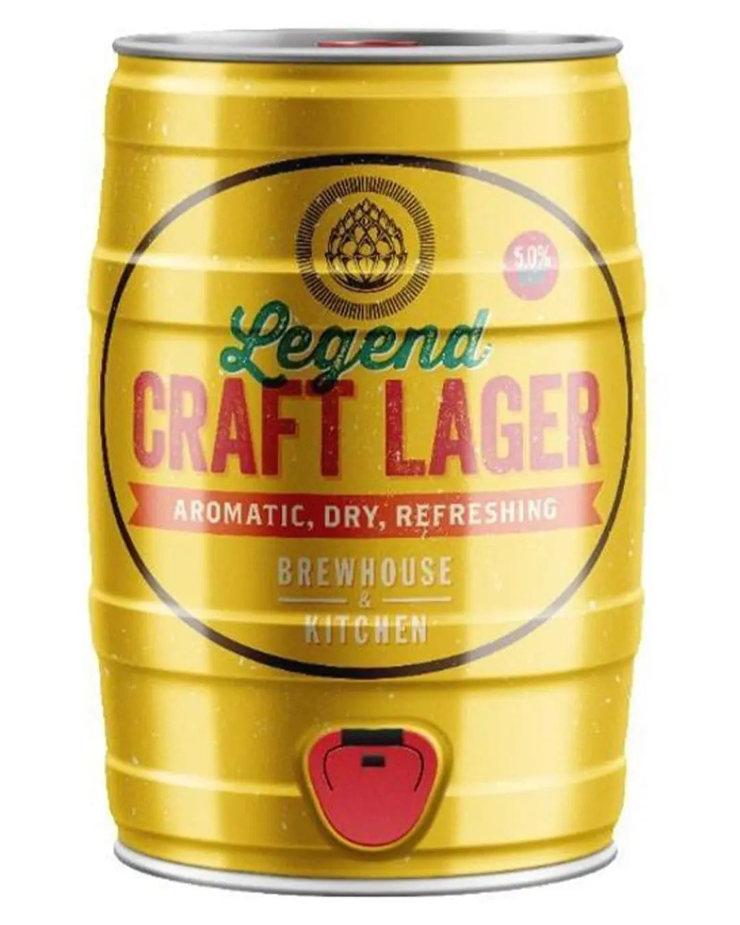 Legend Craft Lager Mini Keg, 5 L Beer