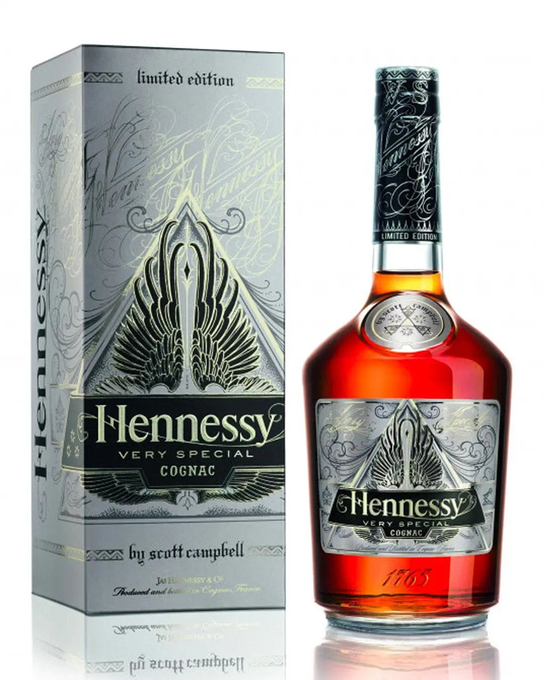 Limited Edition Gift Box Hennessy Vs Scott Campbell, 70 cl Cognac & Brandy