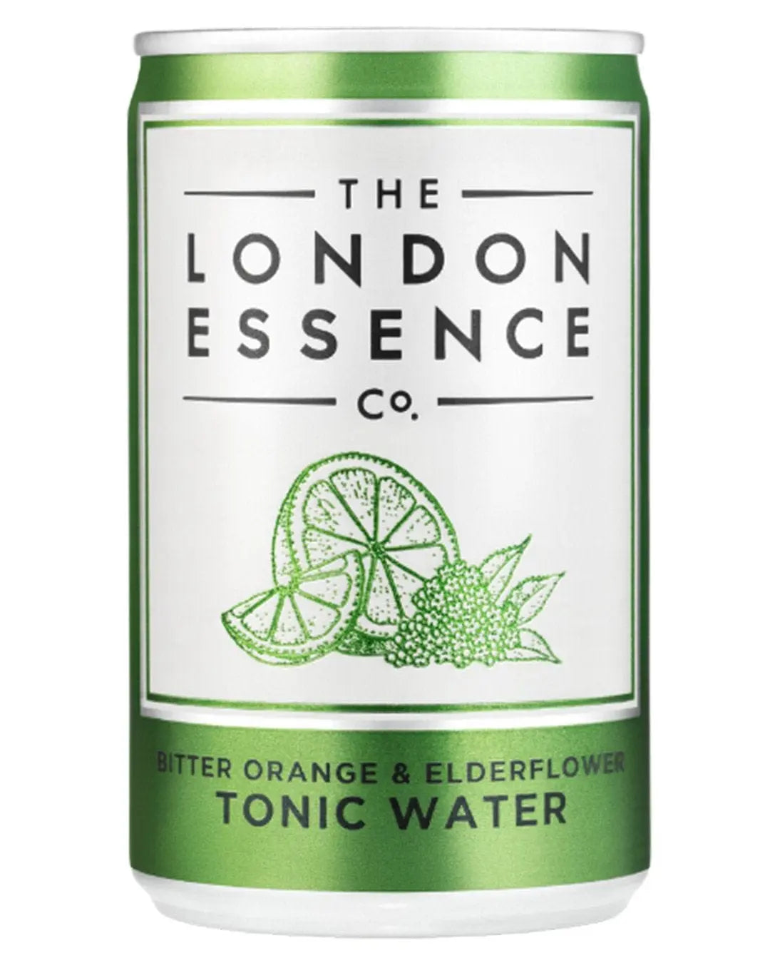 London Essence Company Bitter Orange & Elderflower Tonic Water Can, 1 x 150 ml Tonics